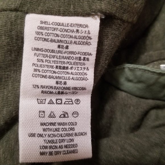 Free People NWT Army Green Crop Pants - Picture 7 of 8